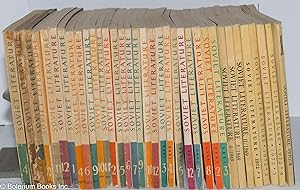 Soviet Literature Monthly, 1958-1972, 32 issues, fragmentary run