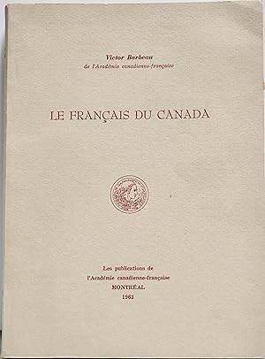 Seller image for Le Franais du Canada for sale by Fortuna Books