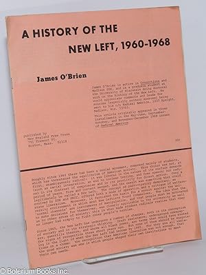 A history of the new left, 1960-1968