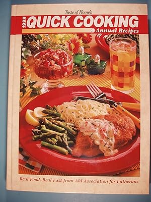 Bild des Verkufers fr Taste of Home's 1999 Quick Cooking Annual Recipes zum Verkauf von PB&J Book Shop