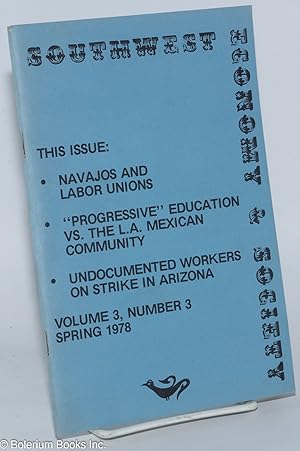 Seller image for Southwest Economy & Society: Volume 3, Number 3, Spring 1978 for sale by Bolerium Books Inc.