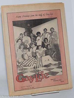 Seller image for GayLife: the international gay newsleader; vol. 6, #27, Friday, December 19, 1980: Special Blazing Star issue for sale by Bolerium Books Inc.