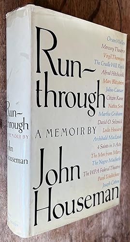 Imagen del vendedor de Run-Through; A Memoir a la venta por DogStar Books