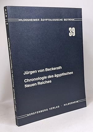 Image du vendeur pour Chronologie des gyptischen Neuen Reiches (Hildesheimer gyptologische Beitrge 39) (German Edition) mis en vente par crealivres