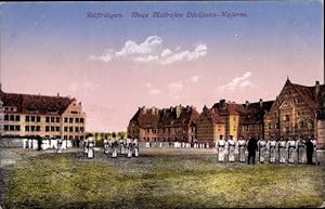 Bild des Verkufers fr Ansichtskarte / Postkarte Rstringen Wilhelmshaven in Niedersachsen, Neue Matrosen Divisions Kaserne zum Verkauf von akpool GmbH