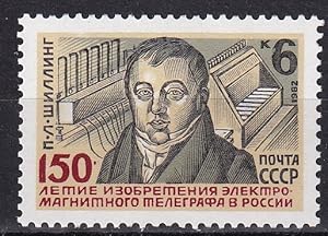 150 Telegraphie in Rußland / Briefmarke SU Nr. 5200**
