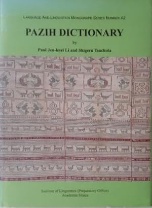 Bild des Verkufers fr Pazih dictionary. zum Verkauf von Gert Jan Bestebreurtje Rare Books (ILAB)