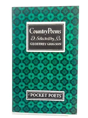 Bild des Verkufers fr Country Poems (Pocket Poets) zum Verkauf von World of Rare Books