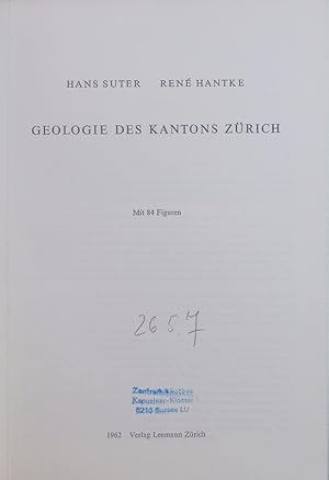 Bild des Verkufers fr Geologie des Kantons Zrich. zum Verkauf von Antiquariat Bookfarm
