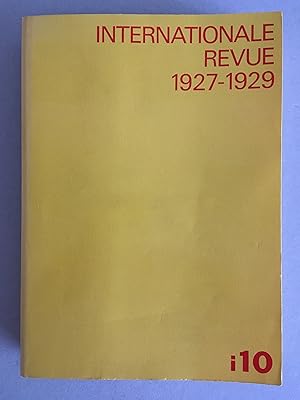 i10 Internationale Revue 1927-1929 (Kraus Reprint)