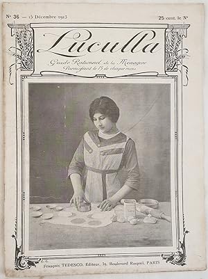 LUCULLA GUIDE RATIONNEL DE LA MENAGERE 15 DECEMBRE 1913,