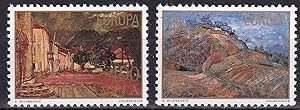 Europa CEPT 1977 Landschaften / Briefmarken Jugoslawien Nr. 1684-1685**