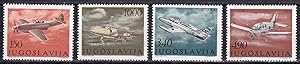 Tag der Luftwaffe, Flugzeuge / Briefmarken Jugoslawien Nr. 1721-1724**