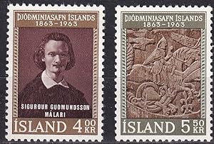 100 Jahre Nationalmuseum / Briefmarke Island Nr. 368-369**