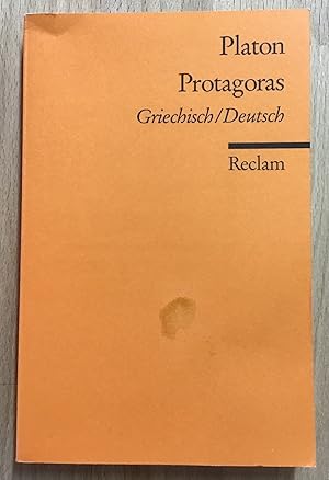 Protagoras : Griechisch, Deutsch