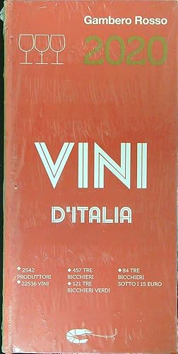 Imagen del vendedor de Vini d'Italia del Gambero Rosso 2020 a la venta por Librodifaccia