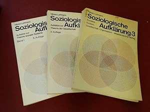 Soziologische Aufklärung (3 Bände). Band 1: Aufsätze zur Theorie sozialer Systeme. Band 2: Aufsät...