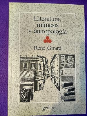 Imagen del vendedor de Literatura, mmesis y antropologa a la venta por Librera LiberActio