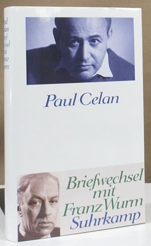 Bild des Verkufers fr Paul Celan - Franz Wurm. Briefwechsel. Herausgegeben von Barbara Wiedemann in Verbindung mit Franz Wurm. zum Verkauf von Dieter Eckert