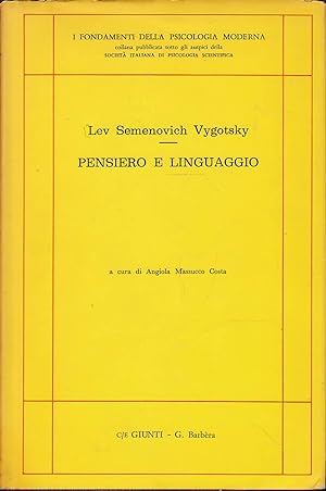 Immagine del venditore per PENSIERO E LINGUAGGIO venduto da Laboratorio del libro
