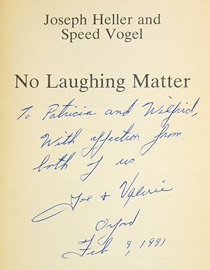 Bild des Verkufers fr No Laughing Matter. zum Verkauf von Blackwell's Rare Books ABA ILAB BA