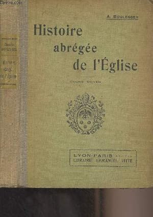 Bild des Verkufers fr Histoire abrge de l'glise - Cours moyen (6e dition) zum Verkauf von Le-Livre
