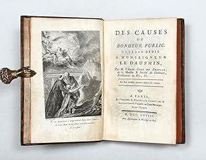 Seller image for Des causes du bonheur public. Ouvrage ddi  Monseigneur le Dauphin. for sale by Peter Harrington.  ABA/ ILAB.