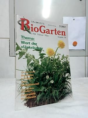 Seller image for BioGarten Ausgabe 24 : 2/88 Februar - Mrz. Redaktion: Jrgen Lders, Gert Rothberg . . for sale by Ralf Bnschen