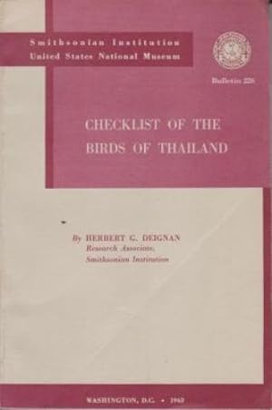 Bild des Verkufers fr Checklist of the Birds of Thailand zum Verkauf von Robinson Street Books, IOBA