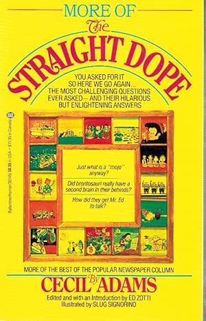 Seller image for MORE OF THE STRAIGHT DOPE for sale by Z-A LLC