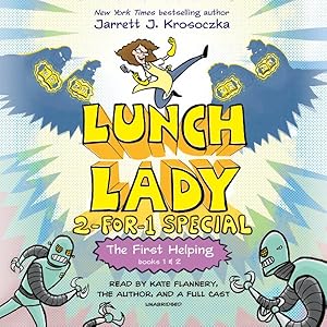 Seller image for First Helping : Lunch Lady and the Cyborg Substitute / Lunch Lady and the League of Librarians for sale by GreatBookPrices