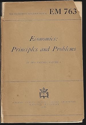 Imagen del vendedor de Economics: Principles and Problems, Volume 1 only a la venta por Cher Bibler
