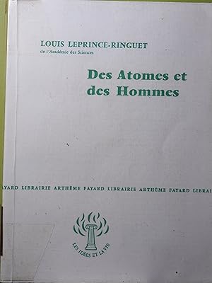 Des Atomes et des Hommes