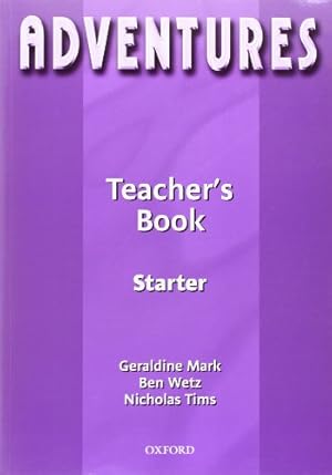 Immagine del venditore per Adventures: Starter: Teacher's Book venduto da WeBuyBooks