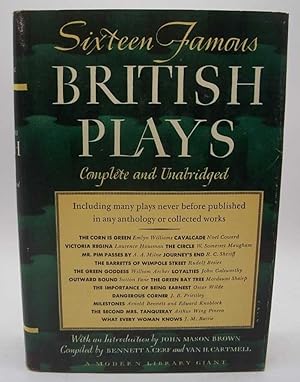 Seller image for Sixteen Famous British Plays (Modern Library Giant G63) for sale by Easy Chair Books