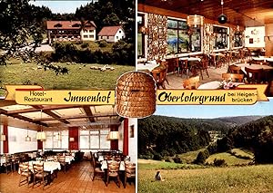 Bild des Verkufers fr Hotel - Restaurant " Immenhof " Oberlohrgrund bei Heigenbrcken ungelaufen zum Verkauf von ABC Versand e.K.