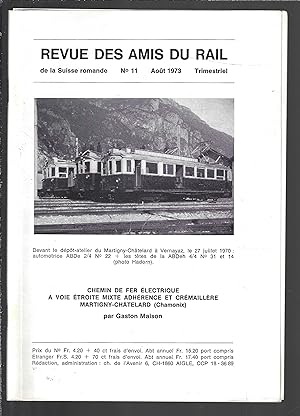 revue des amis du rail de la Suisse romande N°11