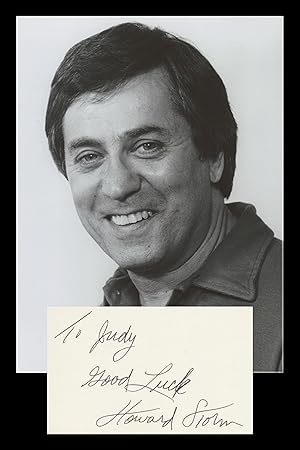 Immagine del venditore per Howard Storm - Signed card + Photo - 1985 venduto da PhP Autographs