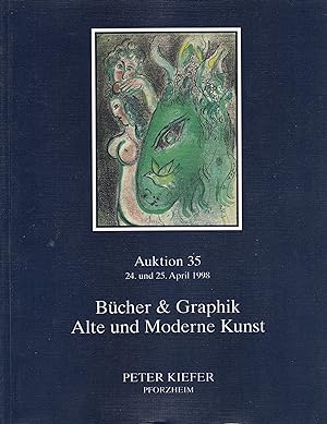 Seller image for Auktion Katalog 33 / Bcher & Graphik, Alte und Moderne Kunst for sale by Buchhandlung & Antiquariat Rother