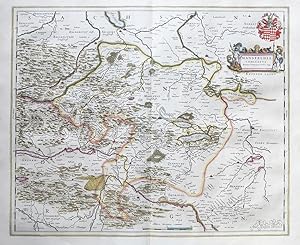 "Mansfeldia Comitatus" - Grafschaft Mansfeld Eisleben Harzgerose Sangerhausen Harz Stolberg Könne...