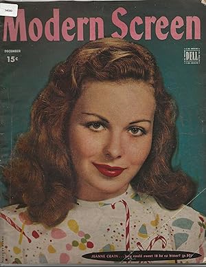 Modern Screen Magazine December 1946 Jeanne Craim, Ronald Reagan