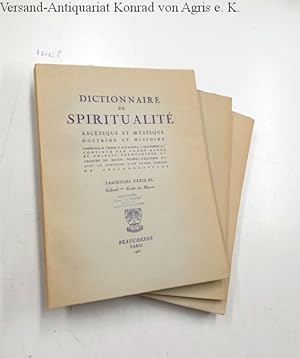 Dictionnaire de Spiritualité - Fascicules XXXIX-XL, XLI et XLII-XLIII [=Tome VI Gabriel-Guzman] A...