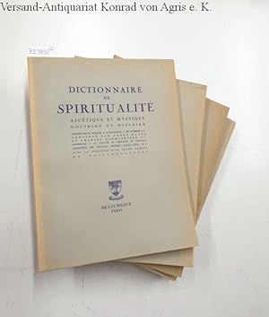 Dictionnaire de Spiritualité - Fascicules XXV, XXVI-XXVII, XXVIII-XXIX et XXX-XXXI-XXXII [=Tome I...