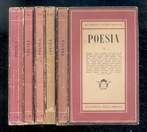 POESIA [vol.] V [- vol. IX]. [Quaderni internazionali diretti da Enrico Falqui].