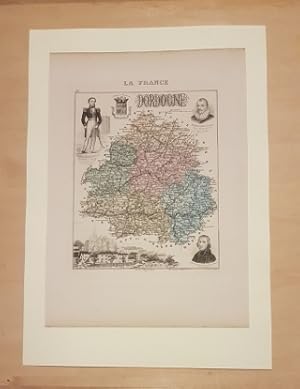 Carte du Département de la DORDOGNE