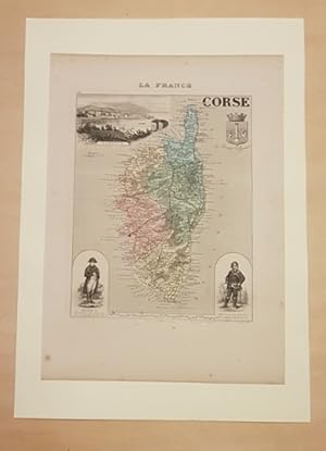 Carte du Département de la CORSE