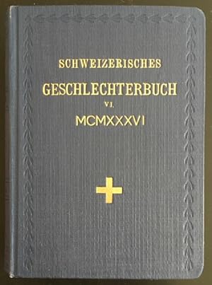 Bild des Verkufers fr Schweizerisches Geschlechterbuch / Almanach Gnalogique Suisse 1936. zum Verkauf von Antiquariat Im Seefeld / Ernst Jetzer