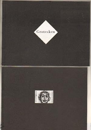 Grotesken. 36 Copygrafien von Silke Kruse Berlin 1995. UND: 7 Grotesken. [2 Hefte. Mit eigenhändi...