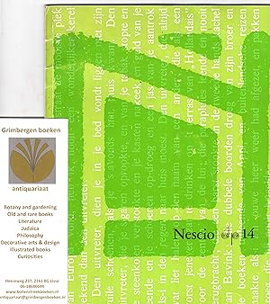 Image du vendeur pour Nescio, Schrijversprentenboek nr. 14. mis en vente par Grimbergen Booksellers