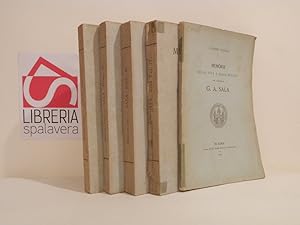 Bild des Verkufers fr Miscellanea della R. Societ Romana di Storia Patria. Scritti di Giuseppe Antonio Sala zum Verkauf von Libreria Spalavera